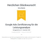 die eberin Google Zertifikate Google Ads-Zertifizierung für die Leistungsanalyse _ Google